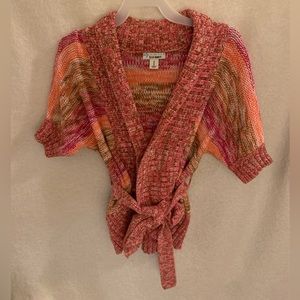 Old Navy wrap sweater with waist tie